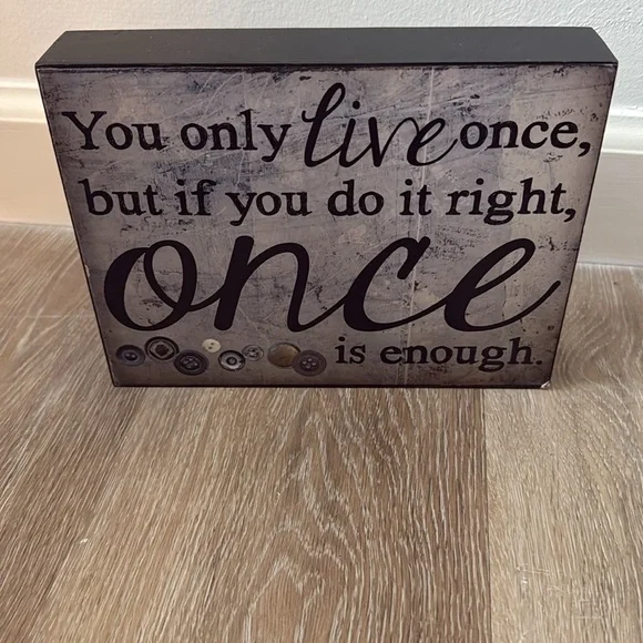 Inspirational Black and Gray Wall Art Decor - Picture 3 of 13